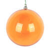 Photograph of 4.75" Orange Clear Ornament 3/Bag