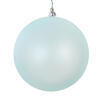 Photograph of 4.75" Baby Blue Matte Clear Orn 3/Bag