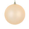 Photograph of 4.75" Champagne Matte Clear Orn 3/Bag