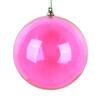Photograph of 4.75" Fuchsia Clear Ornament 3/Bag