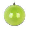 Photograph of 4.75" Lime Clear Ornament 3/Bag