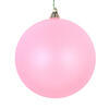 Photograph of 4.75" Pink Matte Clear Ornament 3/Bag