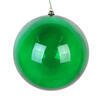 Photograph of 6" Green Clear Ornament 2/Bag