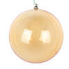 Photograph of 6" Gold Clear Ornament 2/Bag