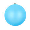Photograph of 6" Turquoise Matte Clear Ornament 2/Bag