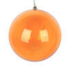 Photograph of 6" Orange Clear Ornament 2/Bag