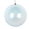 Photograph of 6" Baby Blue Clear Ornament 2/Bag