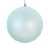 Photograph of 6" Baby Blue Matte Clear Ornament 2/Bag