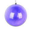 Photograph of 6" Purple Clear Ornament 2/Bag