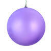 Photograph of 6" Purple Matte Clear Ornament 2/Bag