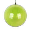 Photograph of 6" Lime Clear Ornament 2/Bag