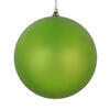 Photograph of 6" Lime Matte Clear Ornament 2/Bag