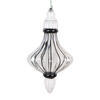 Photograph of 8.5" Clear Pinstriped Chandelier 2/Bag
