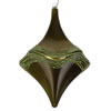 Photograph of 8" Olive Candy Glitter Drop Ornament