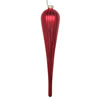 Photograph of 11" Red Glitter Drop Ornament 3/Bag