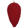Photograph of 7" Burgundy Flocked Pinecone Orn 2/Bag