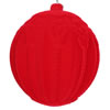 Photograph of 5.5" Red Flocked Ball Ornament 2/Bag