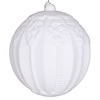 Photograph of 8" White Flocked Ball Ornament