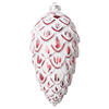 Photograph of 8" Red Brushed Pinecone Ornament 2/Bag