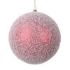 Photograph of 6" Red Matte Snow Ornament 2/bag