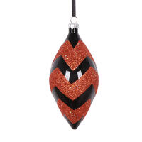 Black Orange Shuttle Ornament