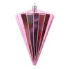 Photograph of 6" Shiny Pink Cone Ornament 3/bag