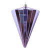 Photograph of 6" Shiny Lavender Cone Ornament 3/bag