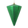 Photograph of 6" Matte Green Cone Ornament 3/bag