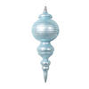 Photograph of 10" Matte Baby Blue Finial Ornament 2/b