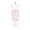 Photograph of 18.5" Pastel Pink Rectangle Stripe Candy