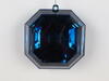 Photograph of 6" Midnight Blue Square Jewel Glitter Or