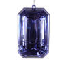 Photograph of 8" Lavender Rect Jewel Glitter Orn 2/Bag