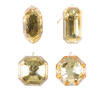 Photograph of 4-5" Gold Jewel Glitter Orn Assort 4/Bag