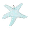 Photograph of 6.5" Seafoam Green Starfish Glitter 2/Bg