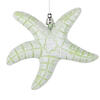 Photograph of 6.5" Celadon Starfish Glitter Orn 2/Bag