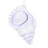 Photograph of 10" Purple Conch Shell Glitter Ornament