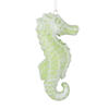 Photograph of 6.5" Celadon Seahorse Glitter Orn 2/Bag