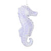 Photograph of 6.5" Purple Seahorse Glitter Ornam 2/Bag