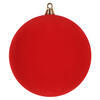 Photograph of 10" Flocked Red Ball Onament
