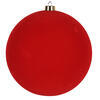 Photograph of 15" Flocked Red Ball Onament