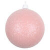 Photograph of 4" Pink Sugar Glitter Ball Orn 3/Bag