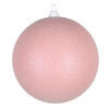 Photograph of 10" Pink Sugar Glitter Ball Ornament