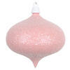Photograph of 4" Pink Sugar Glitter Onion Orn 3/Bag