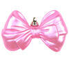 Photograph of 5" x 3.5" Pink Matte Bow Ornament 4/Bag