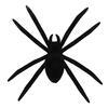 Photograph of 9.5" Flocked Black Spider Ornament 2/Bag