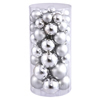 Photograph of 2.4"-3"-4" Silver Balls Shiny/Matte 50/B