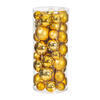 Photograph of 2.4"-3"-4" Gold Balls Shiny/Matte 50/Box