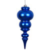 Photograph of 14" Blue Matte Finial UV Drilled