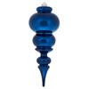 Photograph of 14" Midnt Blue Shiny Finial UV Drilled