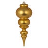 Photograph of 14" Honey Gold  Matte Finial UV Drilled